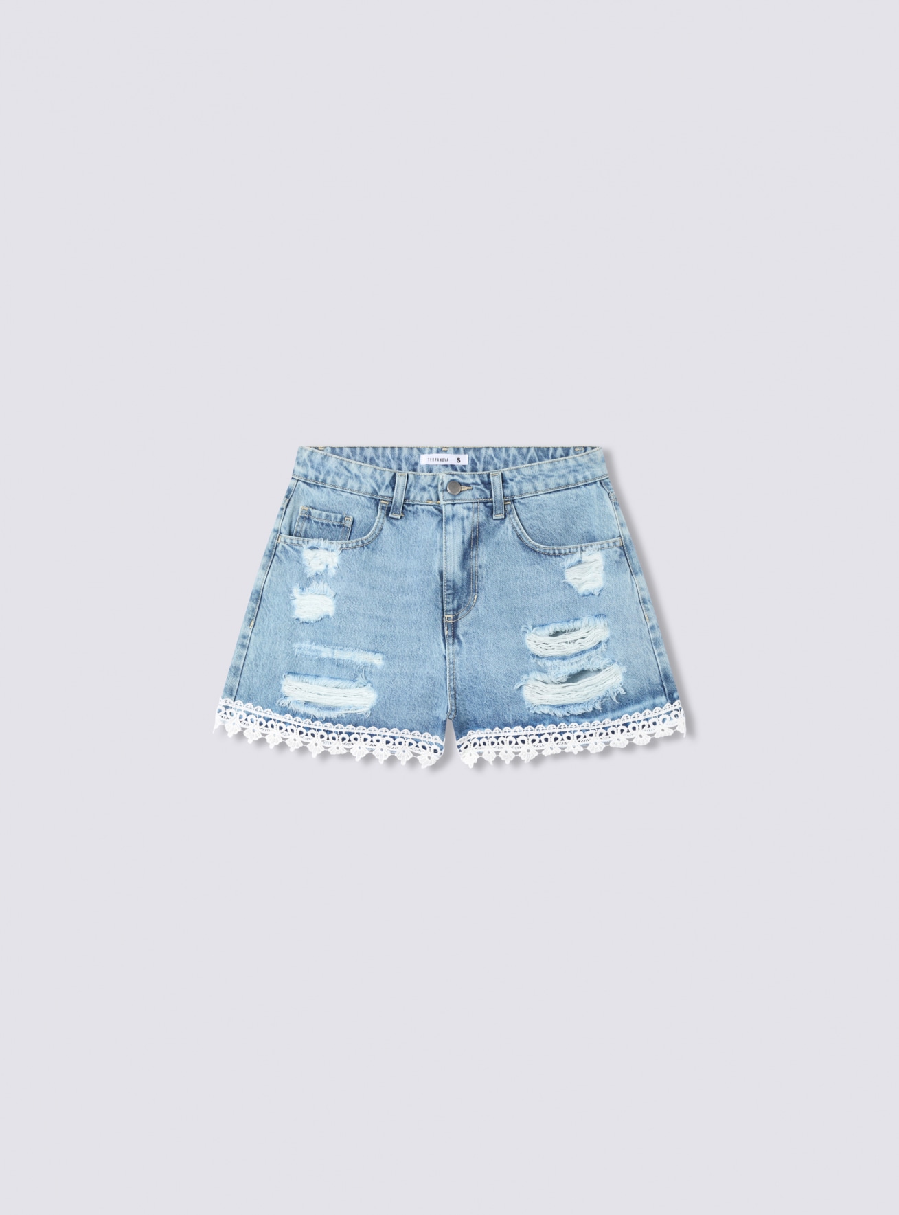 Short en Jeans Femme Terranova