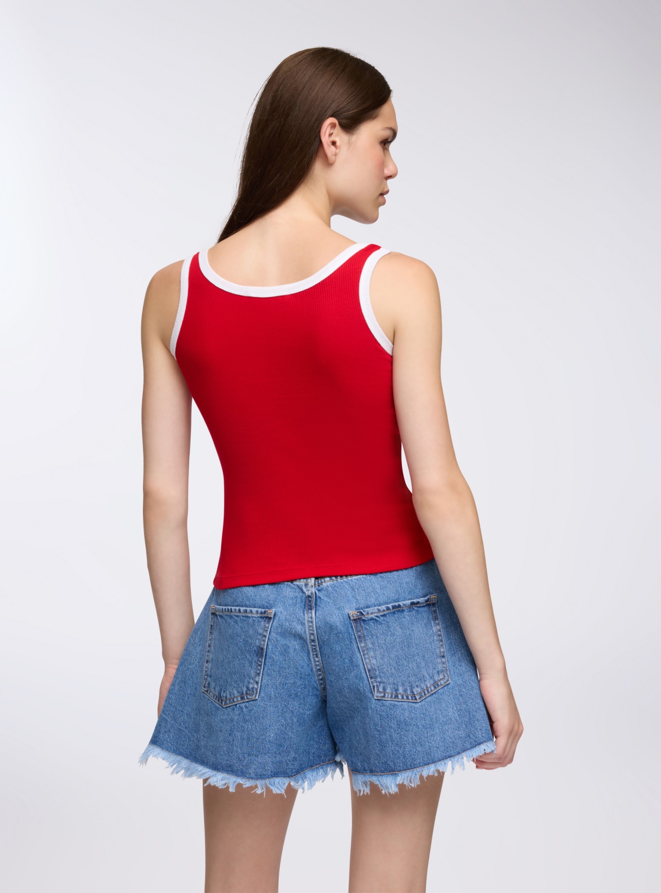 Pantalone Jeans Corto Donna Terranova