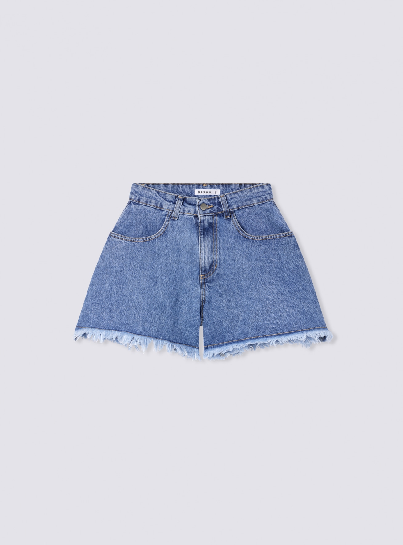 Pantalone Jeans Corto Donna Terranova