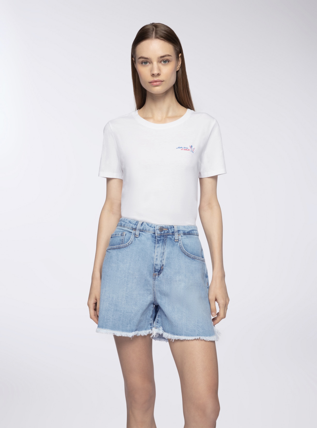 Jeans cortos Mujer Terranova