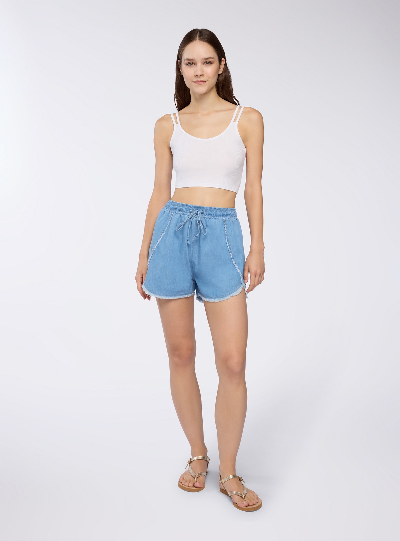 Short pants jeans Woman Terranova