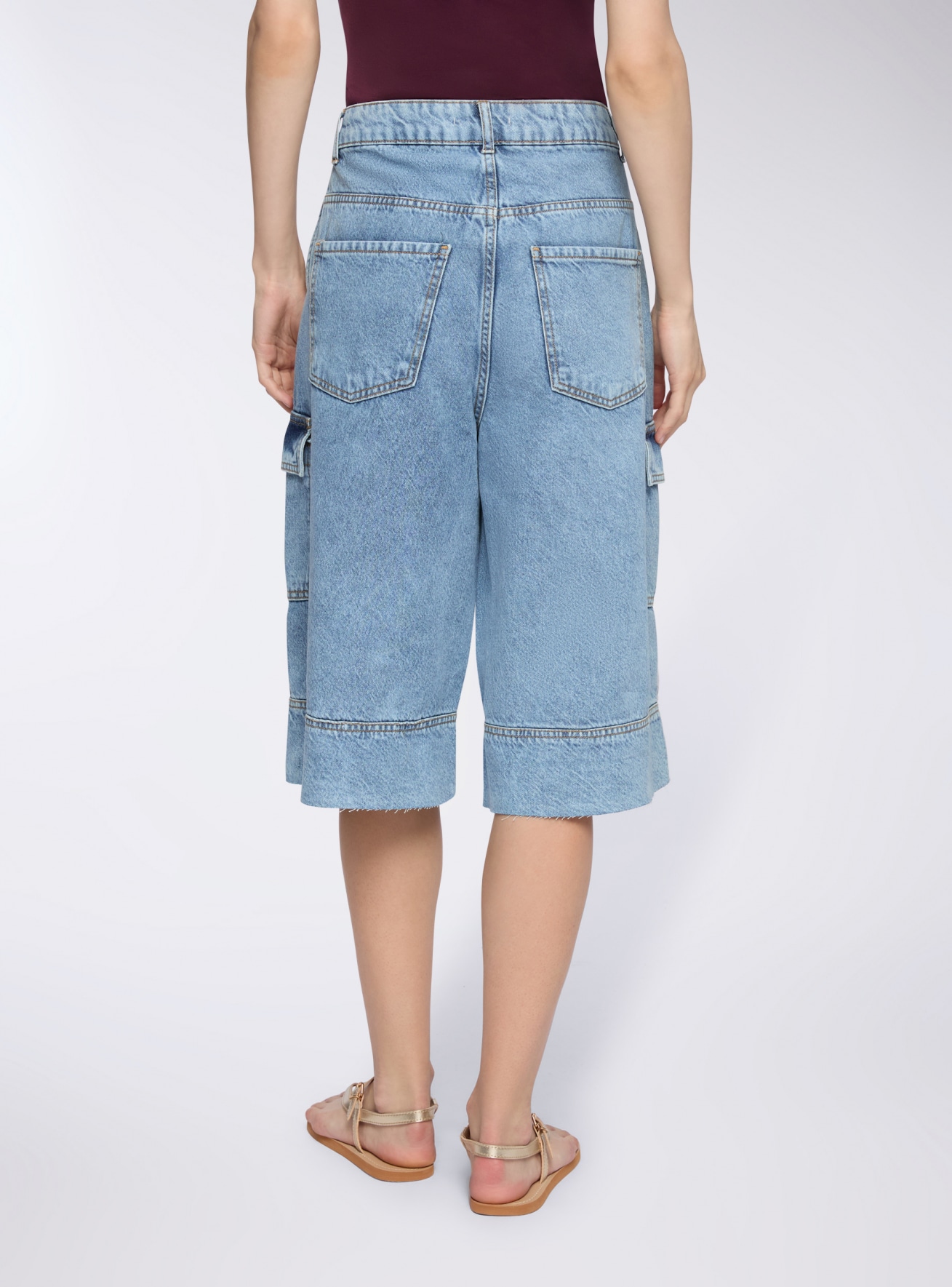 Pantalone Jeans Corto Donna Terranova