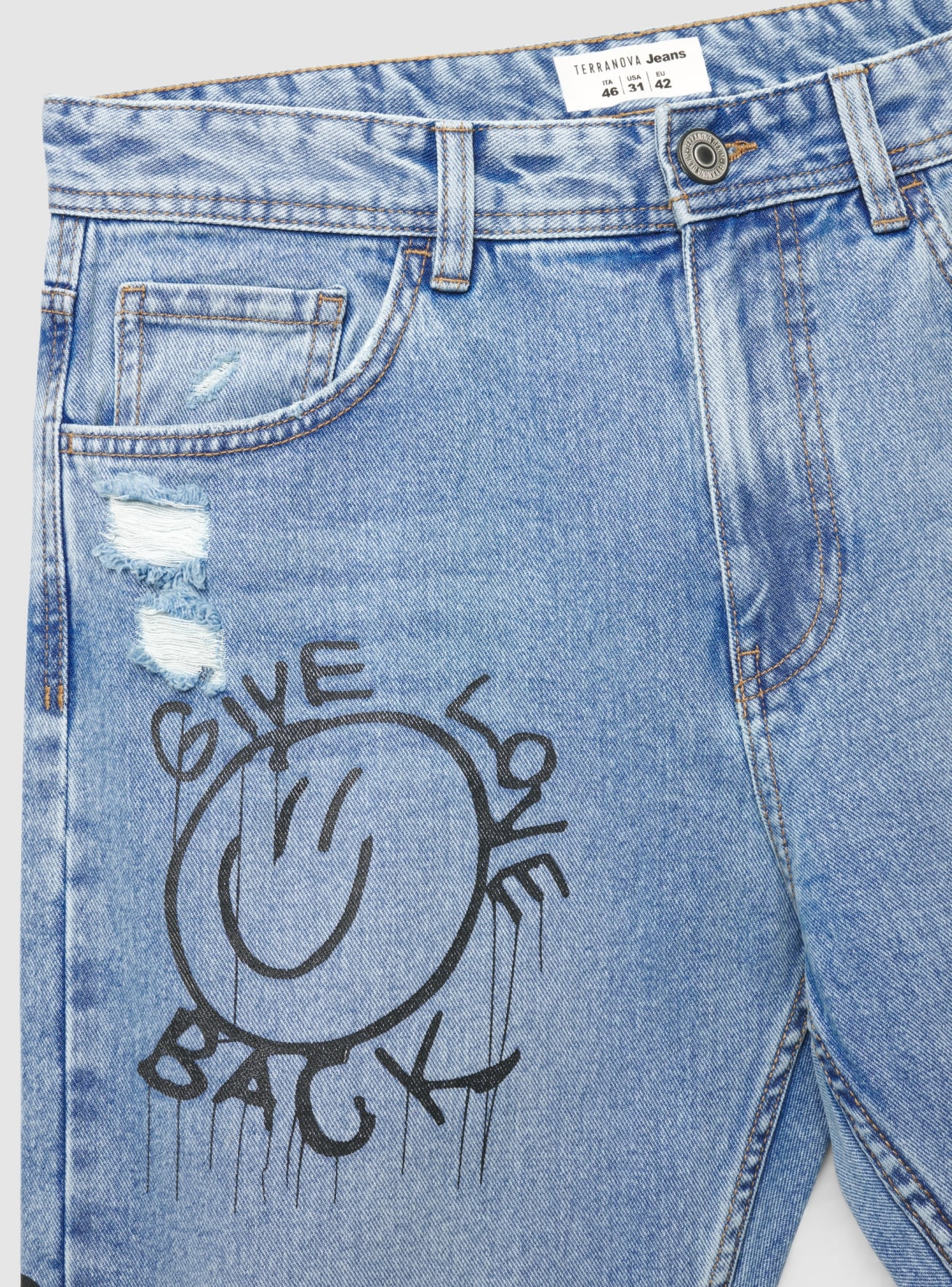 Pantalone Jeans Lungo Uomo Terranova