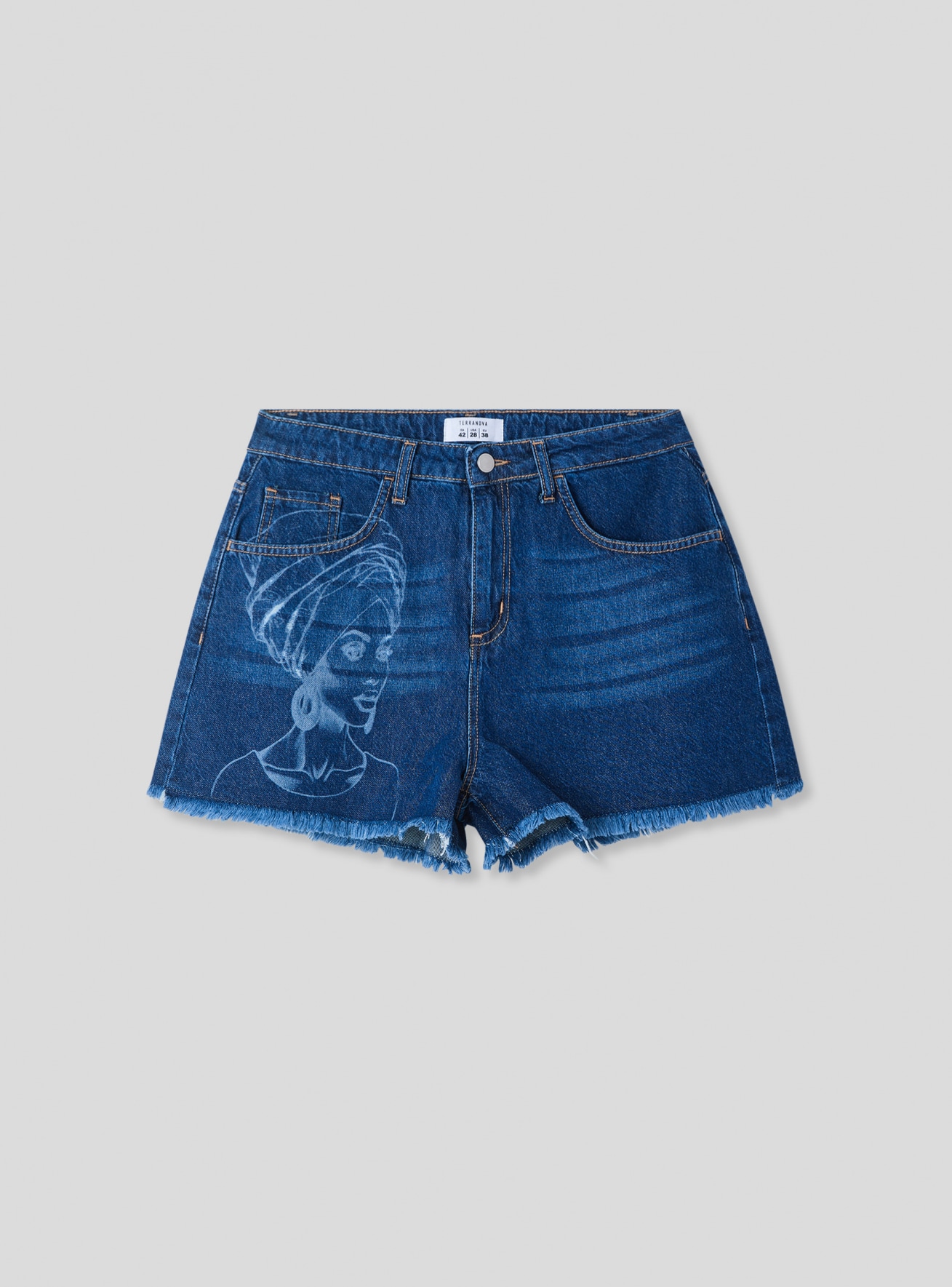 Short en Jeans Femme Terranova