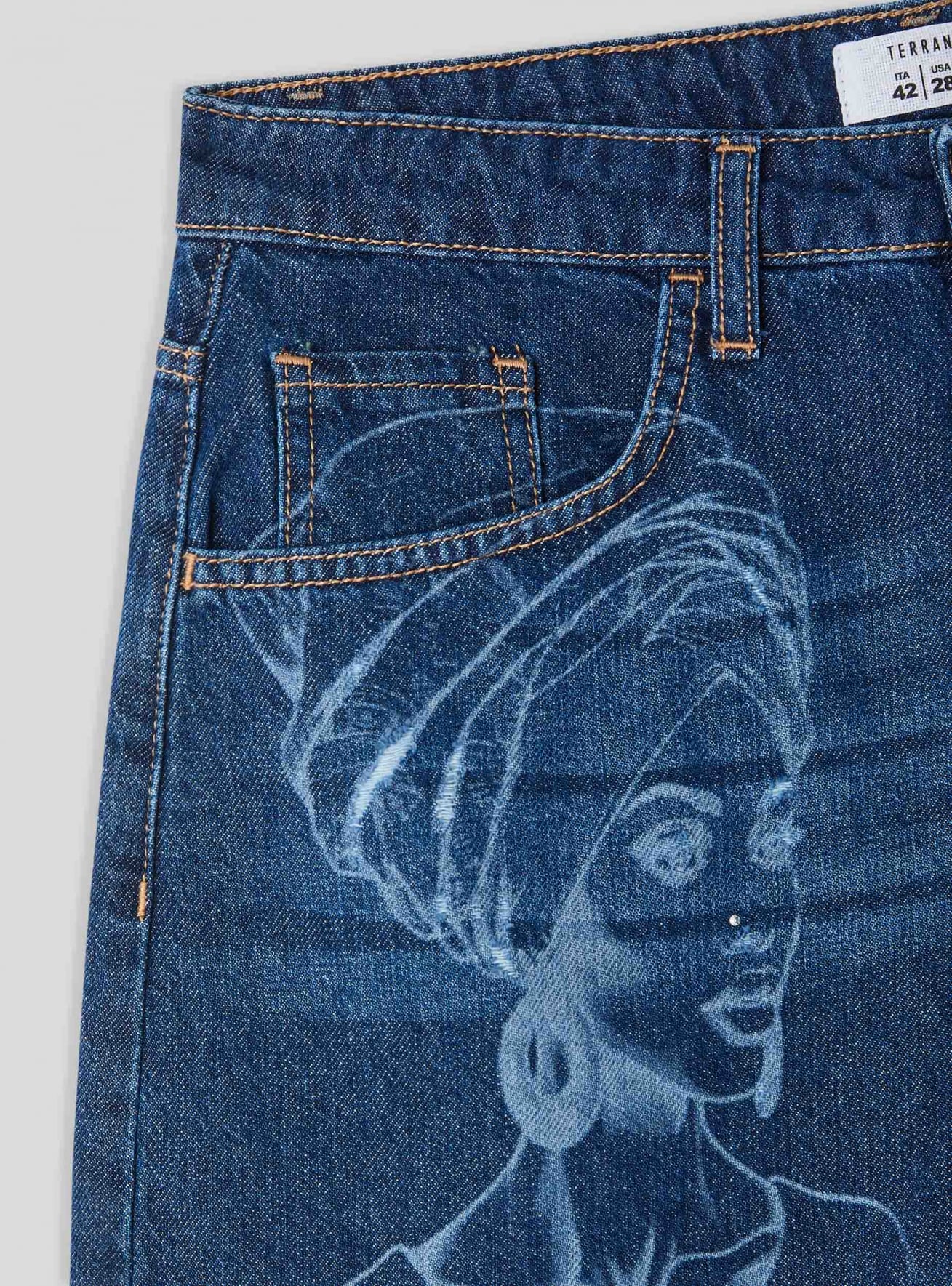 Short en Jeans Femme Terranova