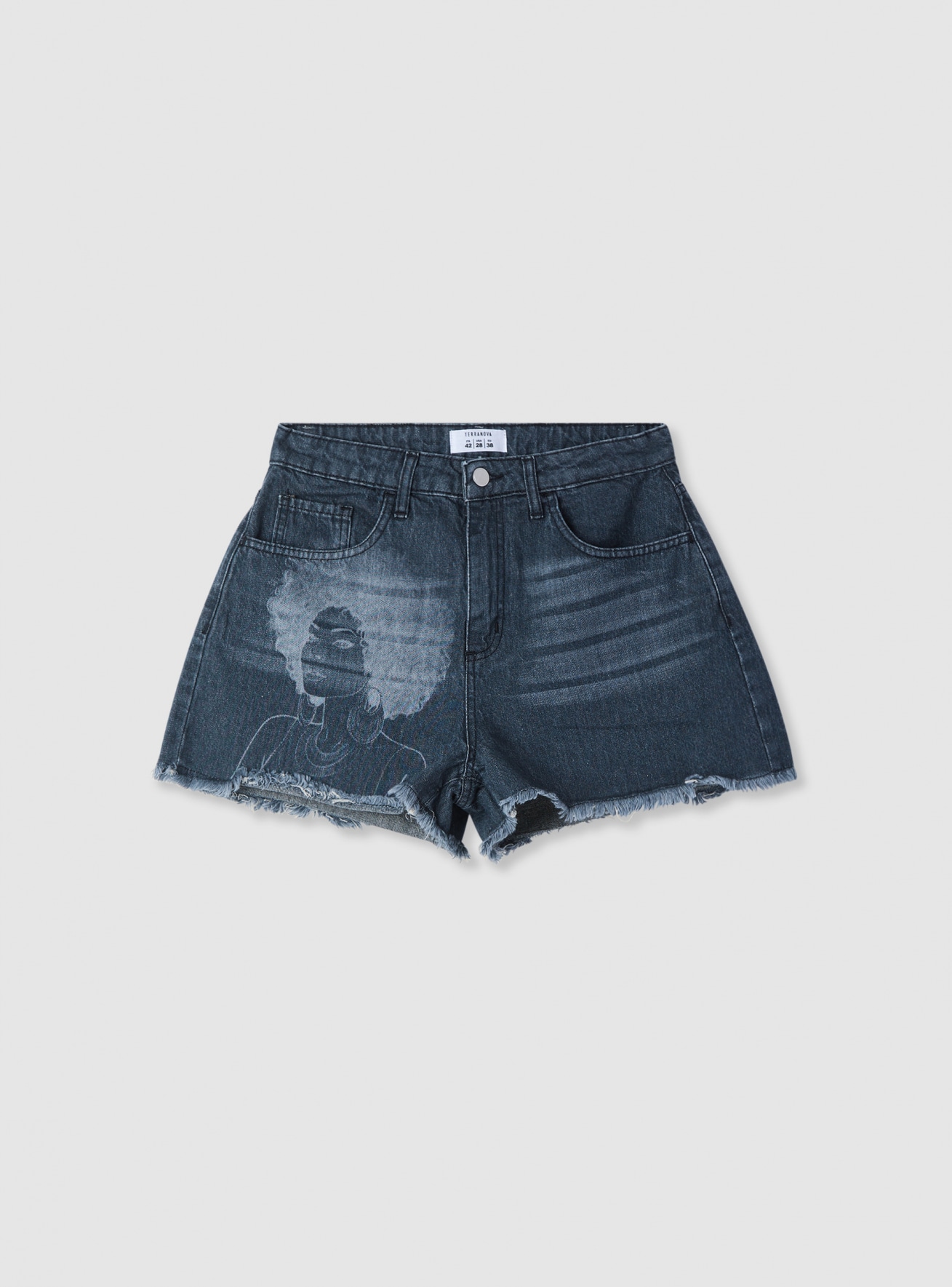 Short en Jeans Femme Terranova