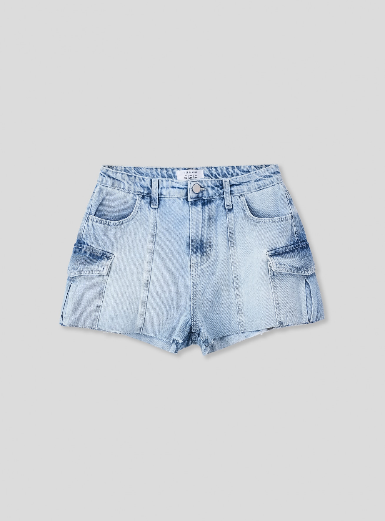Pantalone Jeans Corto Donna Terranova