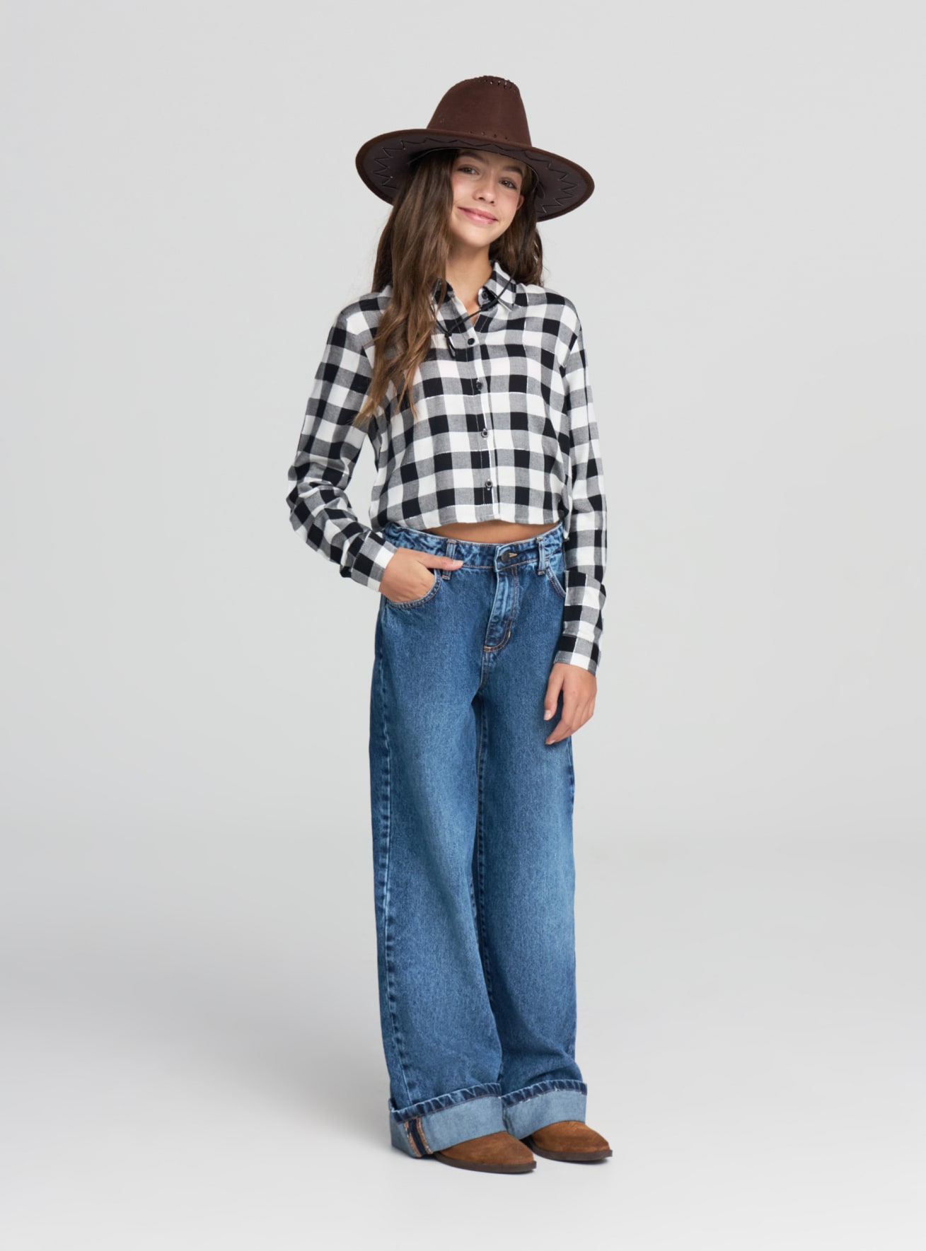 Pantalone Jeans Lungo Bambina Kids