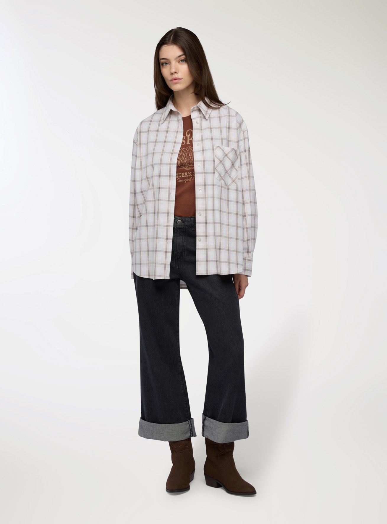 Pantalone Jeans Lungo Donna Terranova