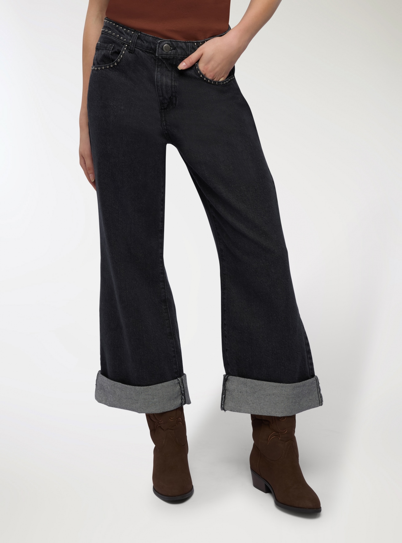 Pantalone Jeans Lungo Donna Terranova
