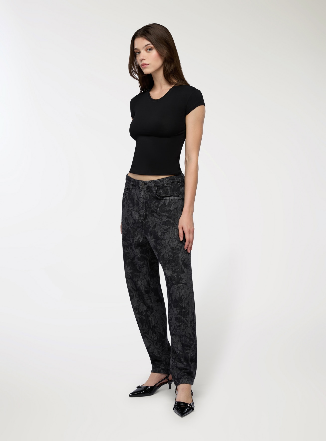 Pantalone Jeans Lungo Donna Terranova