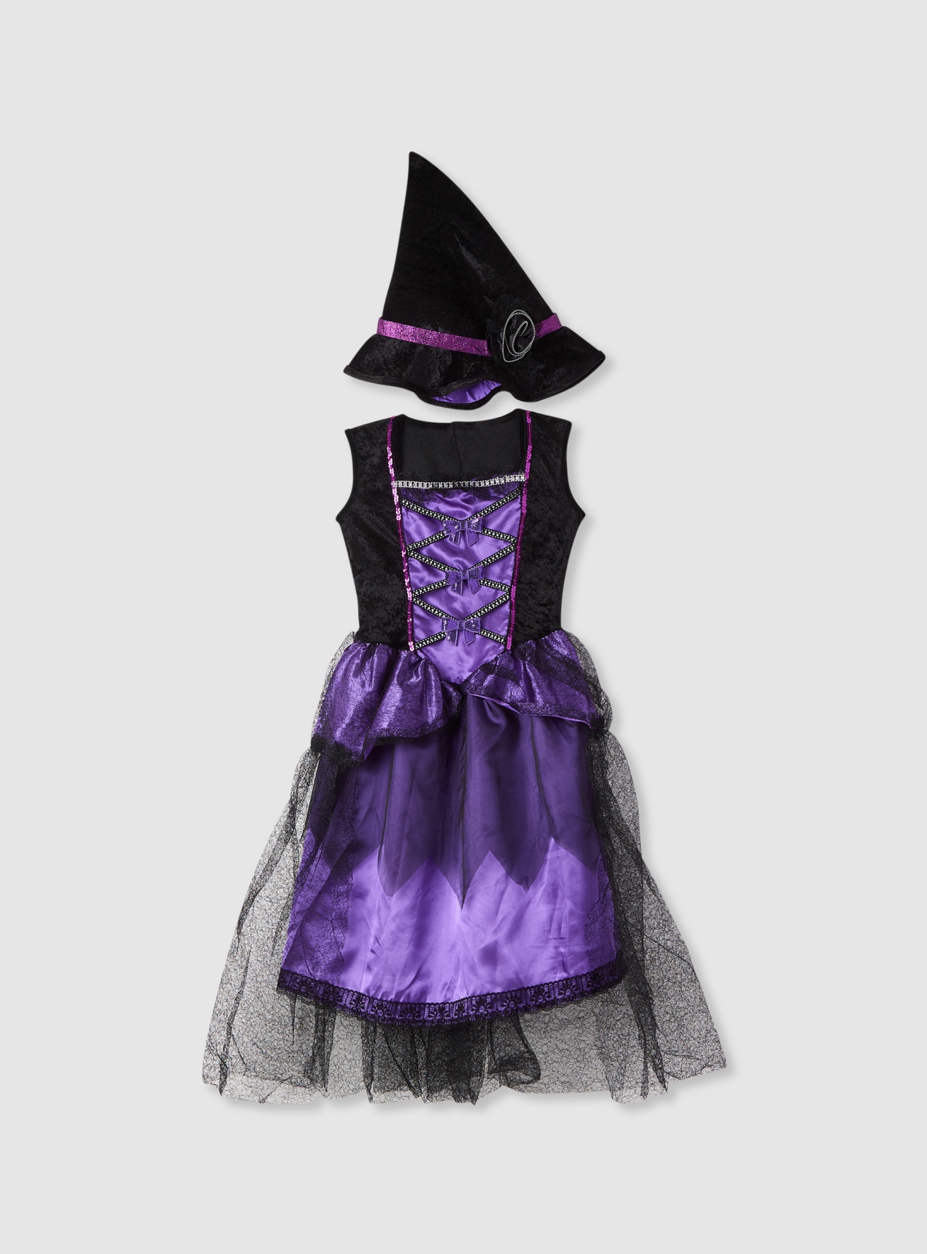 Costume da strega con cappello