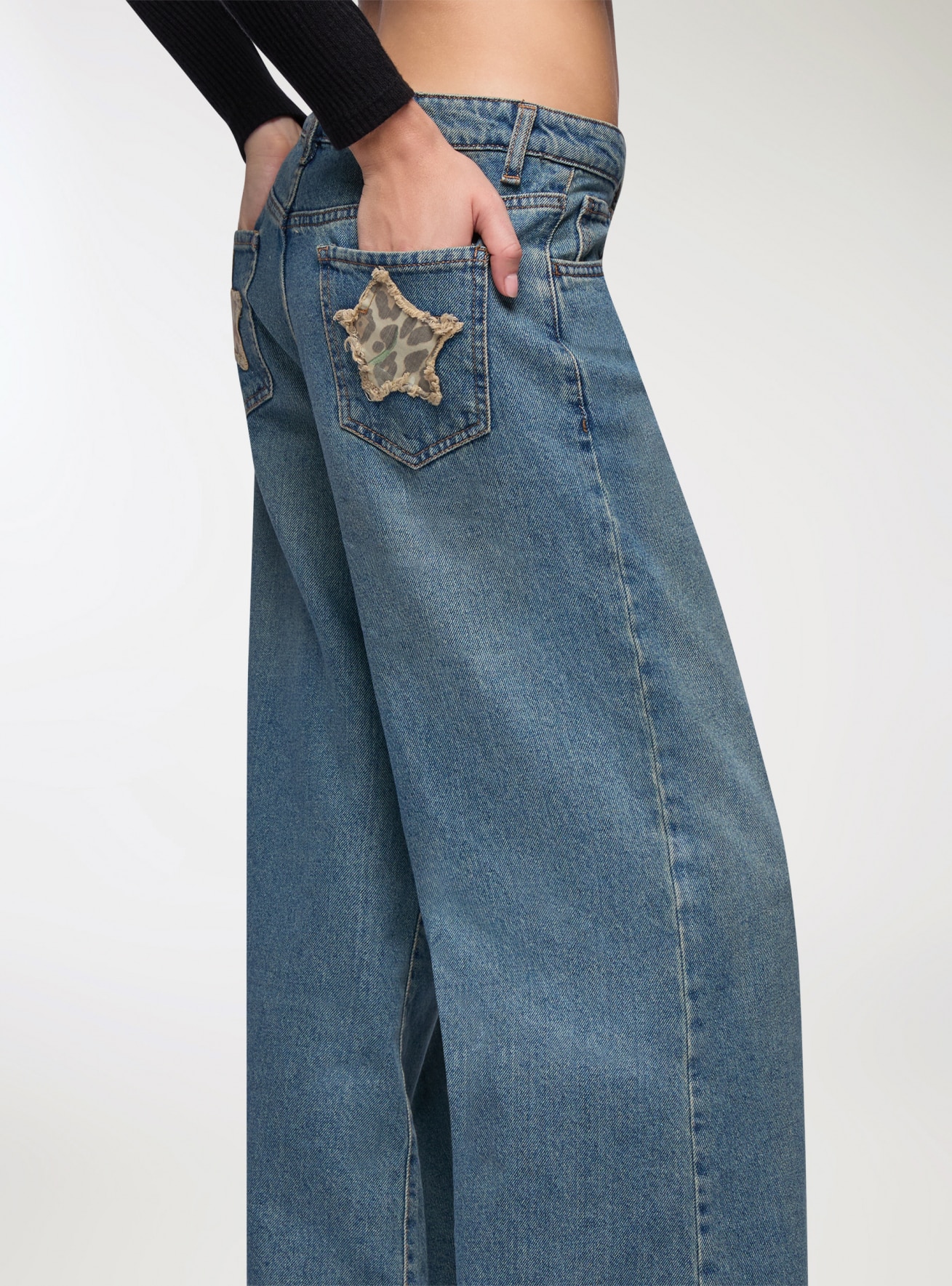Pantalone Jeans Lungo Donna Terranova