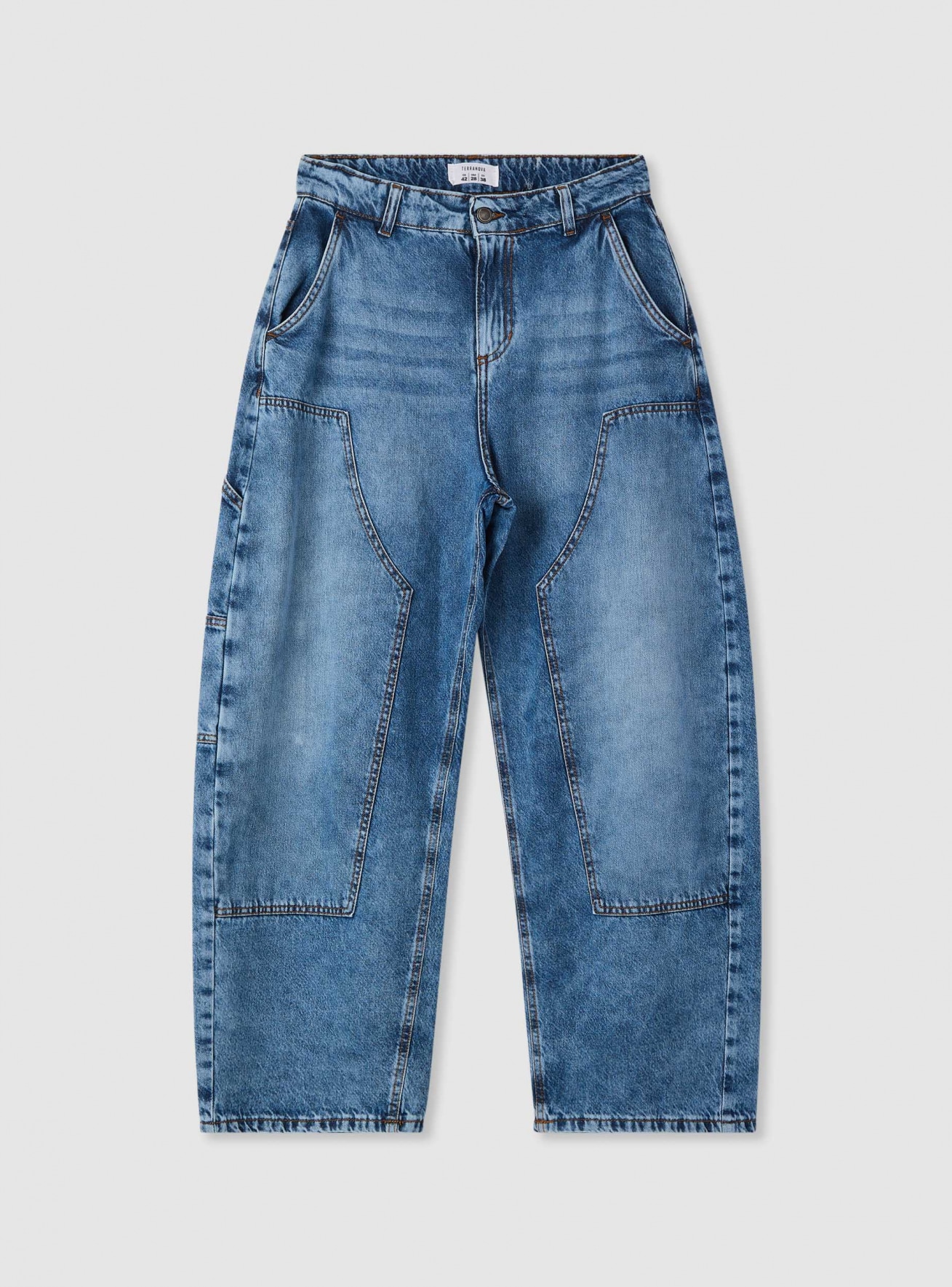 Pantalone Jeans Lungo Donna Terranova