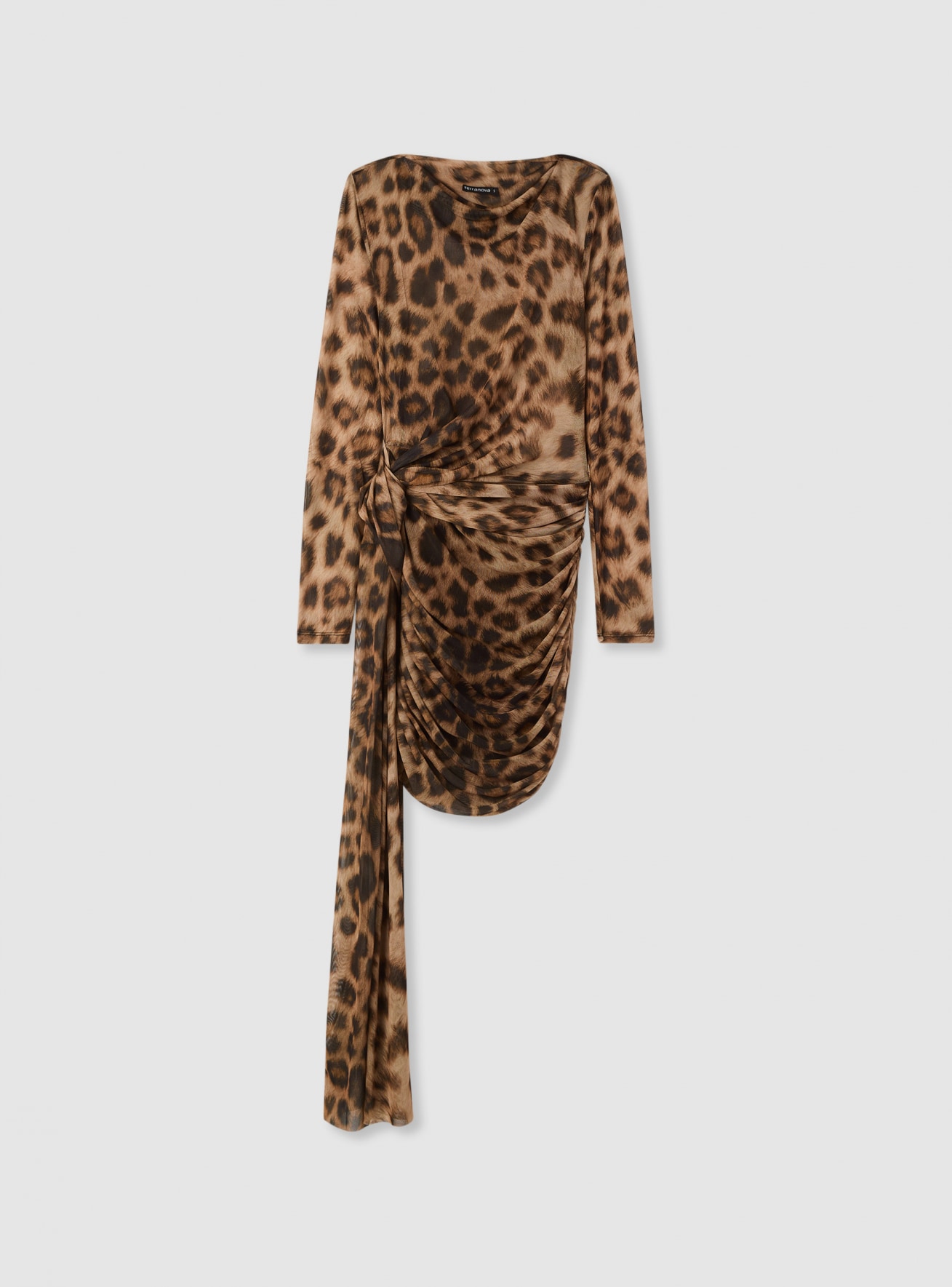 Einfarbiges Kleid