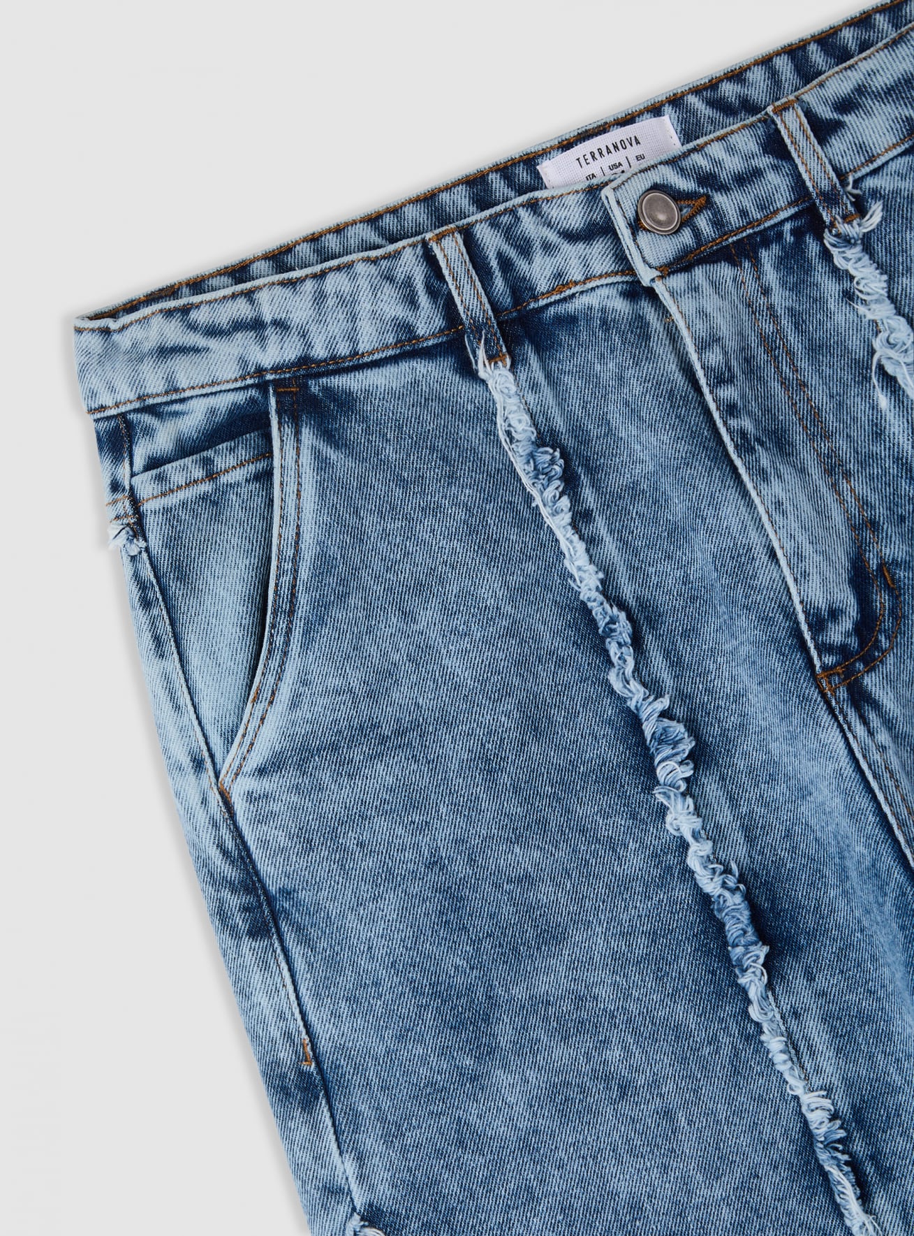 Pantalone Jeans Lungo Hombre Terranova