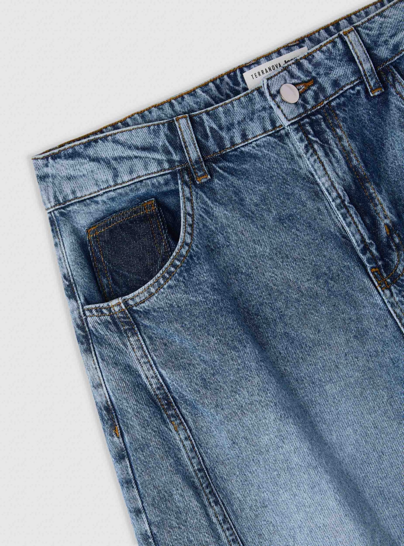 Pantalone Jeans Lungo Donna Terranova