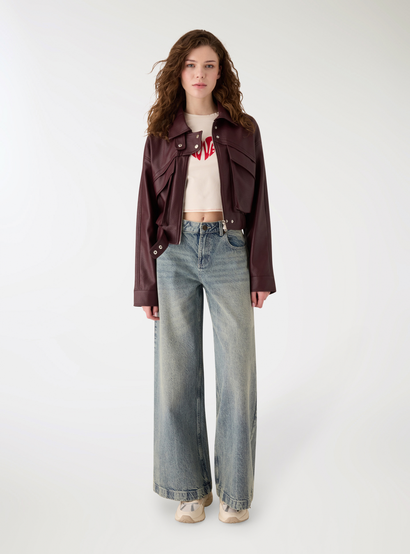 Pantalone Jeans Lungo Donna Terranova