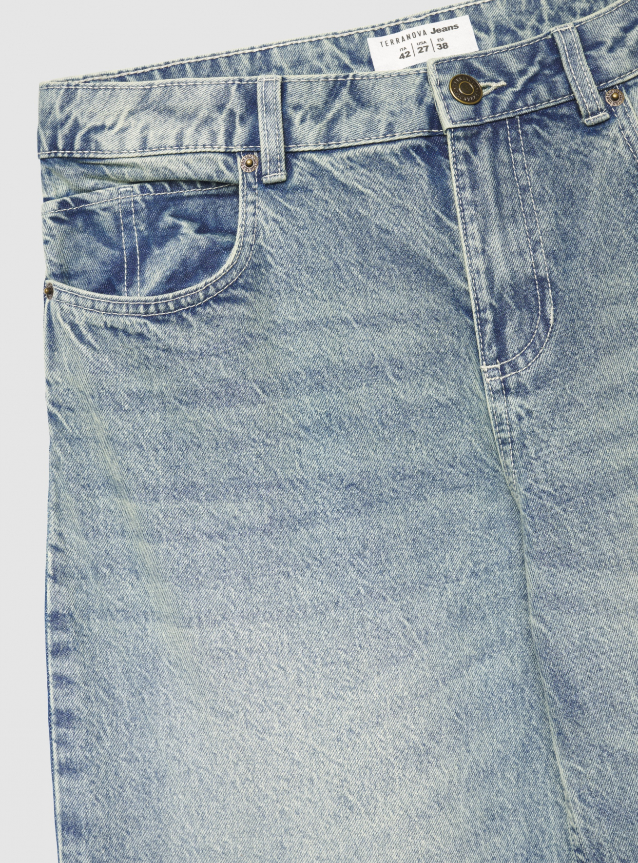 Pantalone Jeans Lungo Donna Terranova