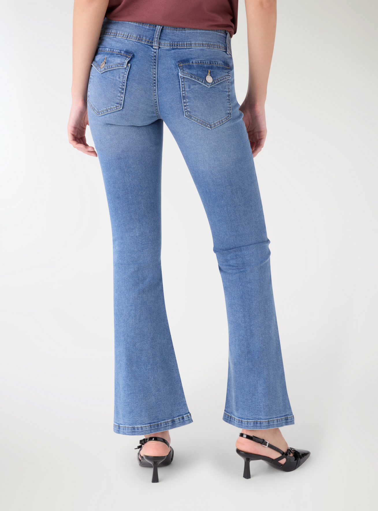 Pantalone Jeans Lungo Donna Terranova
