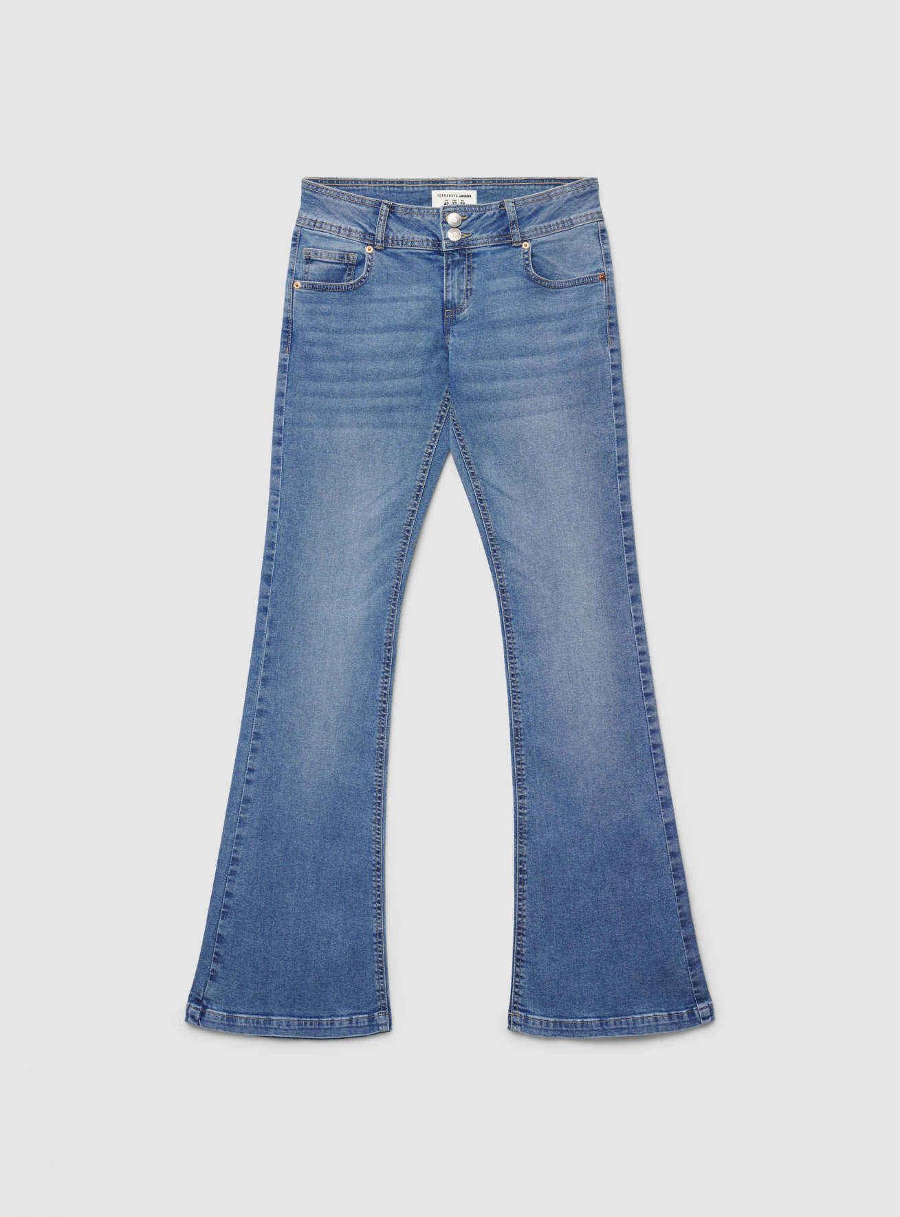 Pantalone Jeans Lungo Donna Terranova