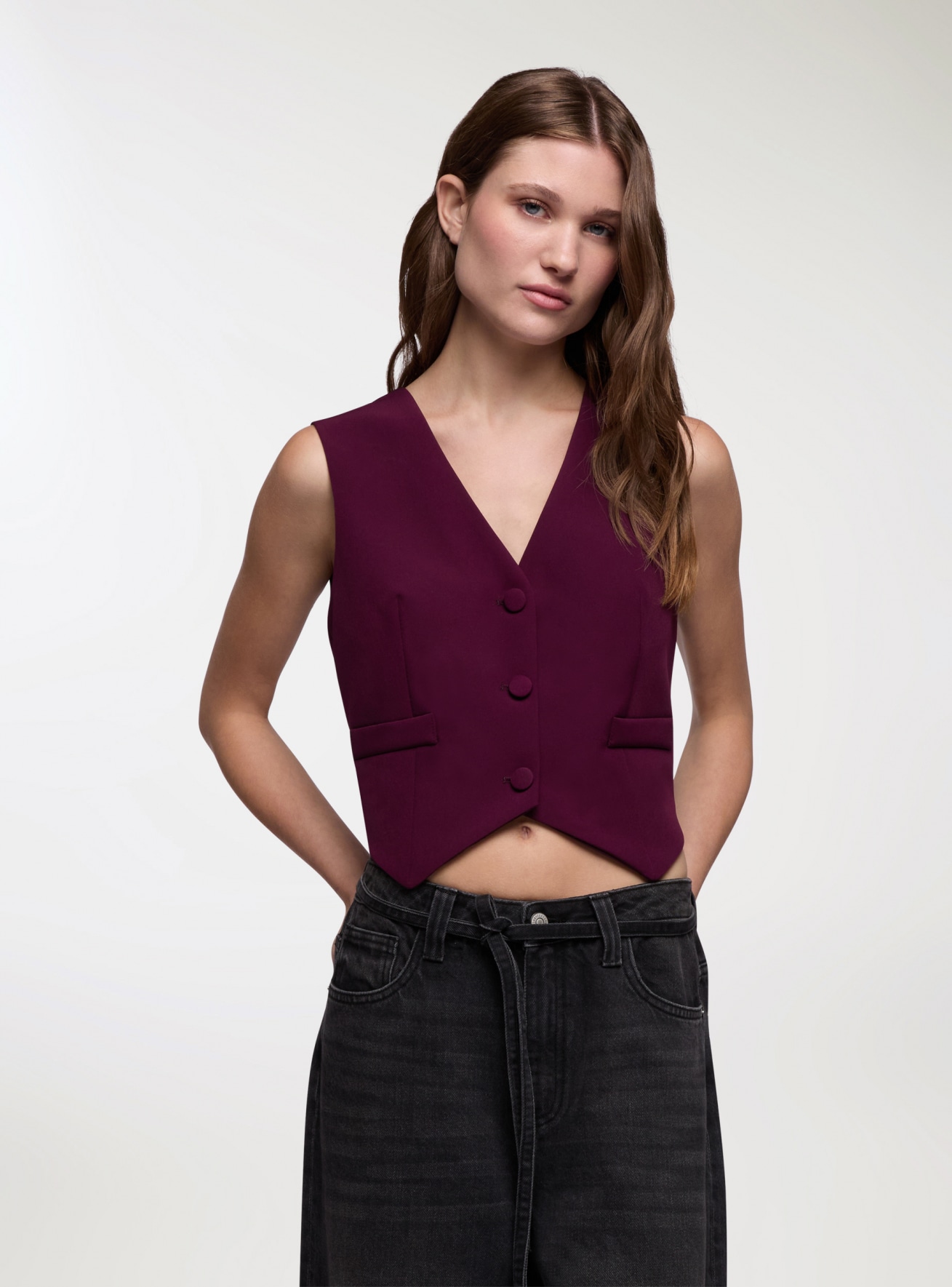 Kurtka gładka jednokolorowa