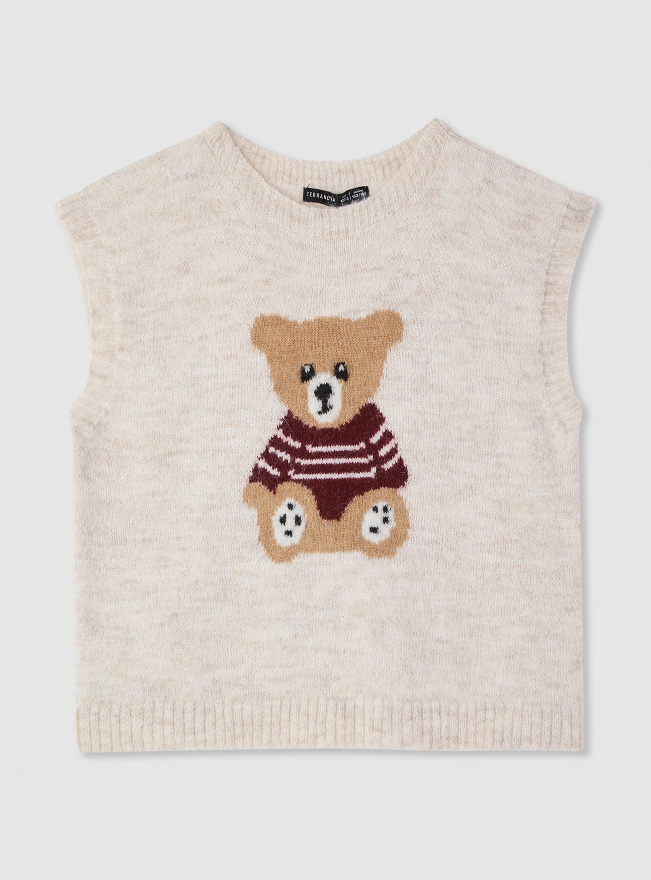 Waistcoat with teddy bear