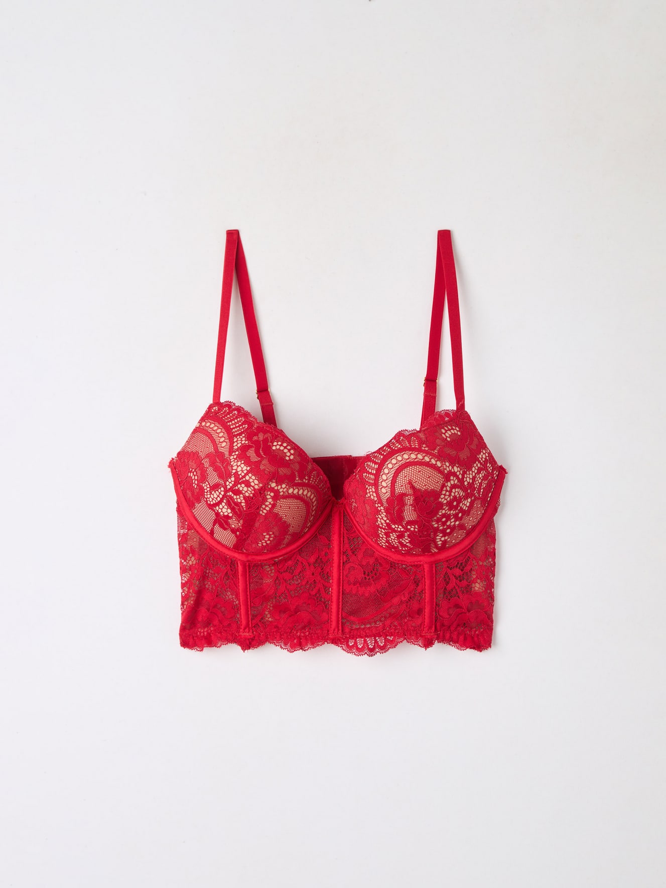 Reggiseno pizzo rosso 2025