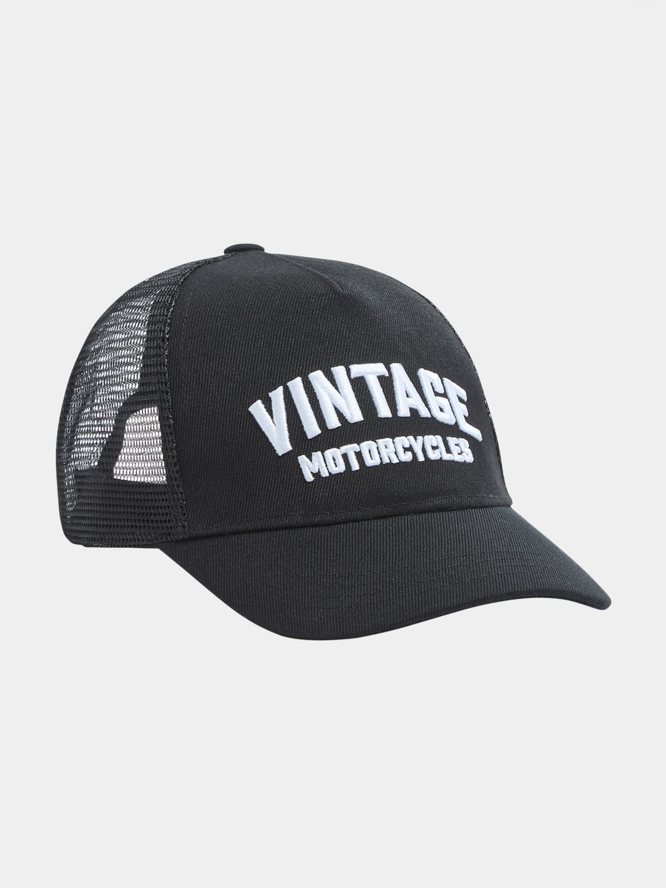 Cappellino truker con rete e scritta tridimensionale