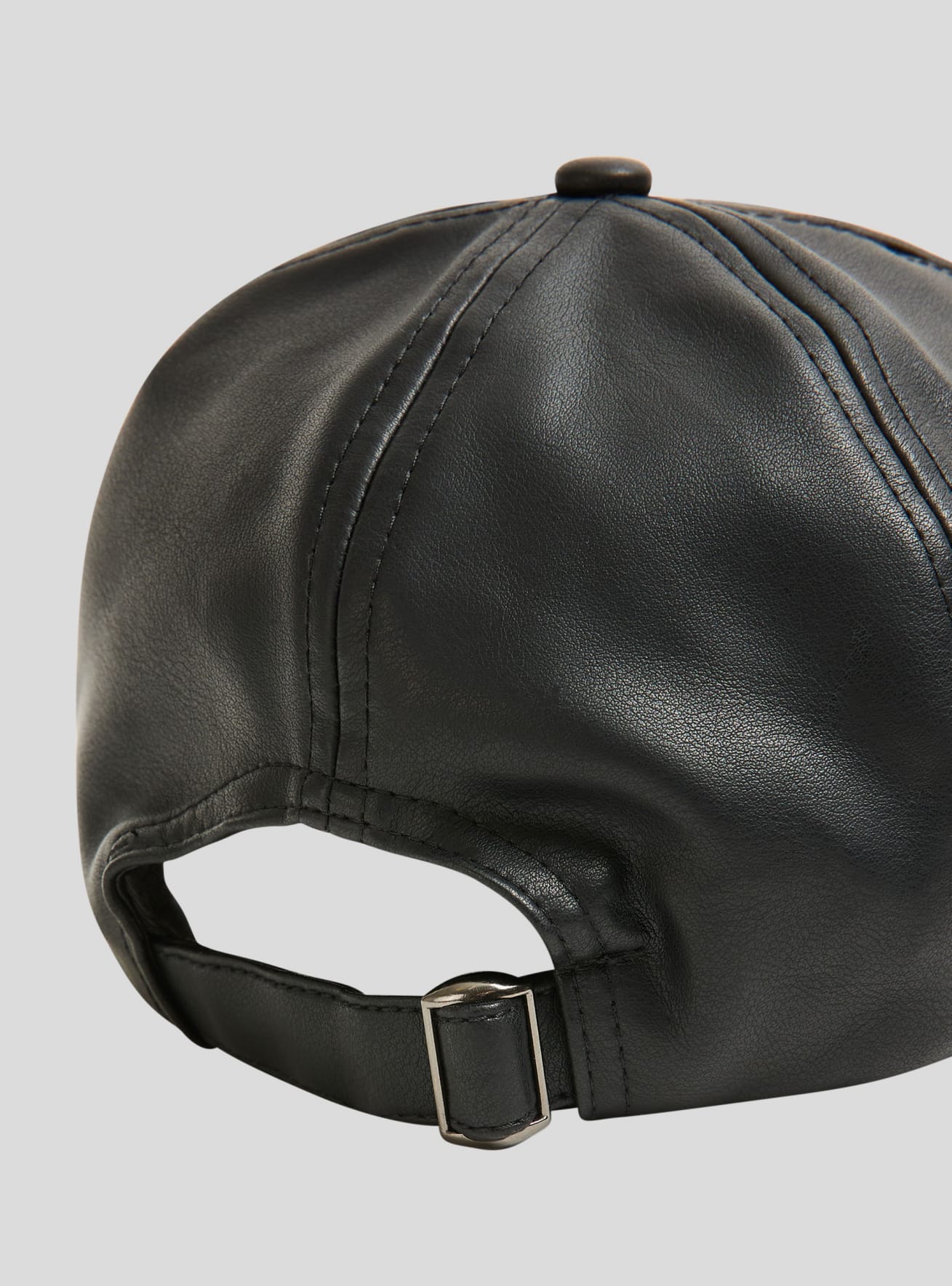 Faux leather baseball cap store
