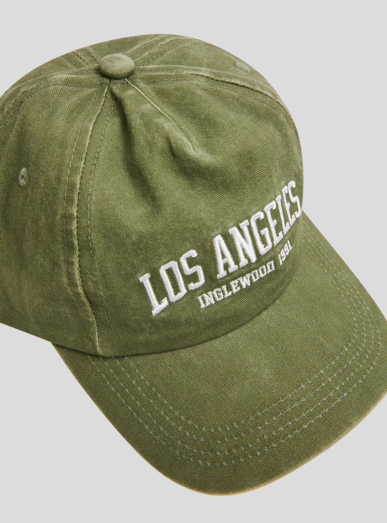 Sage Baseball cap with embroidery - Buy Online | Terranova