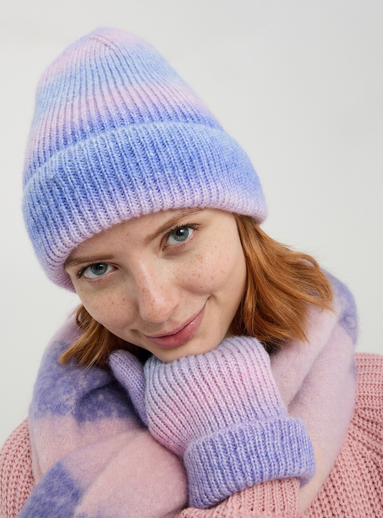 Ribbed hat var lilac light Terranova