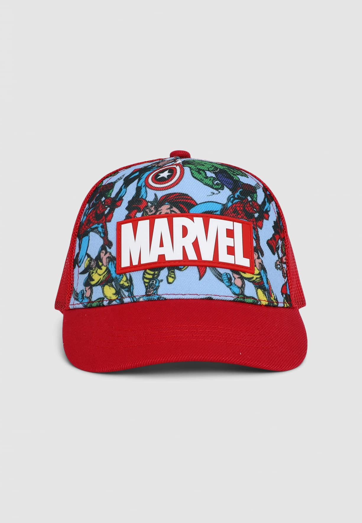 Cappellino trucker con stampa Marvel©