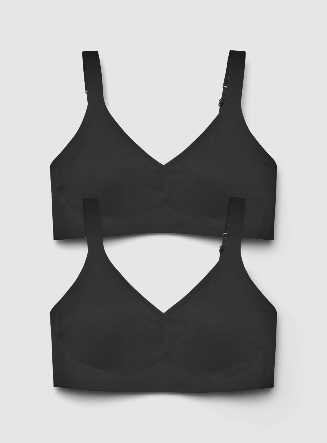 Pack 2 reggiseni invisibili tinta unita