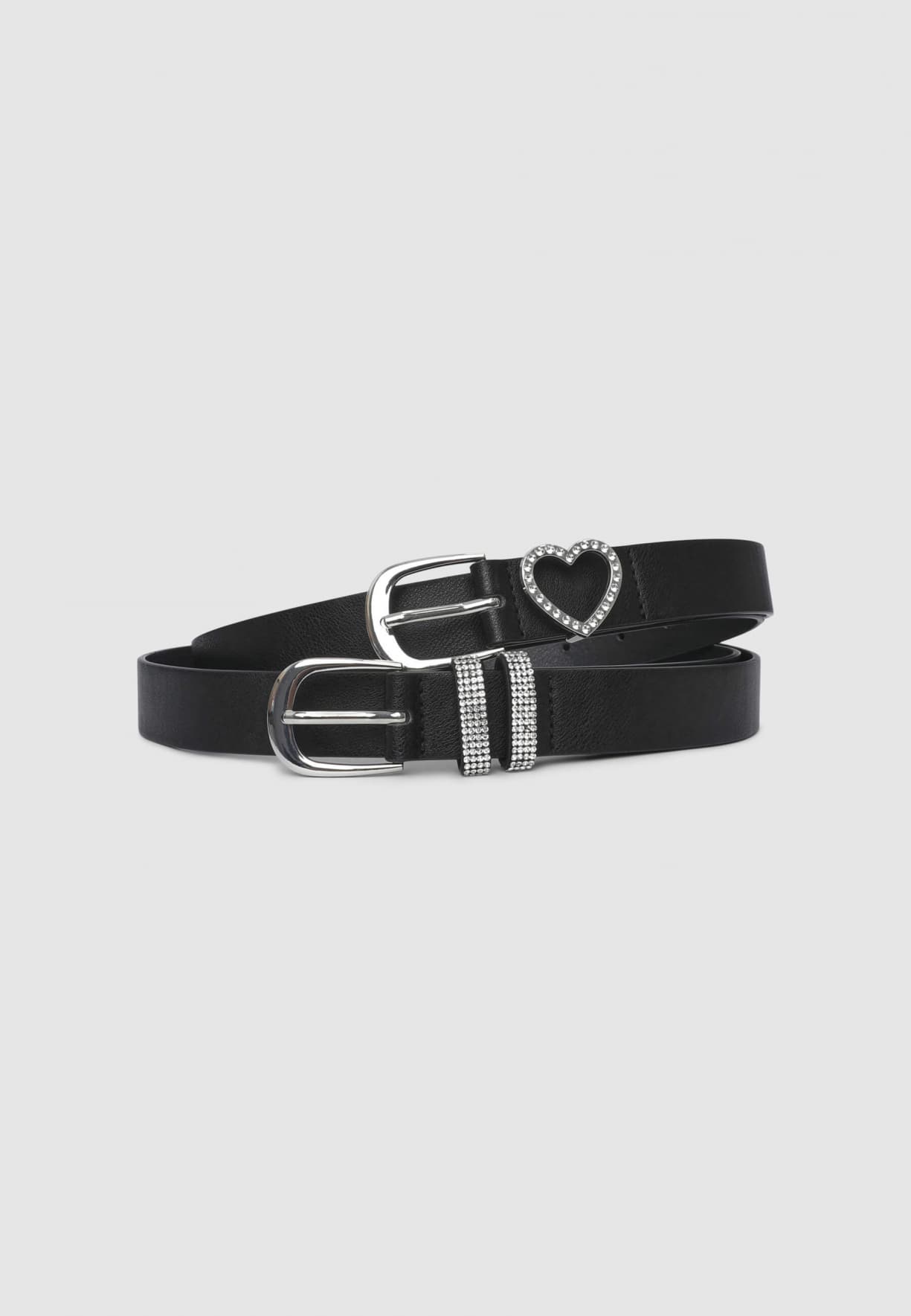 Pack 2 cinture con dettaglio distintivo