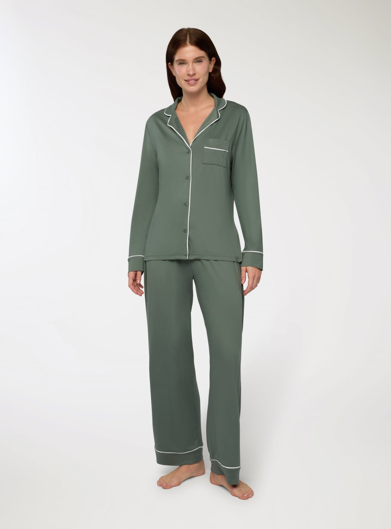 Set pigiama con camicia e pantaloni