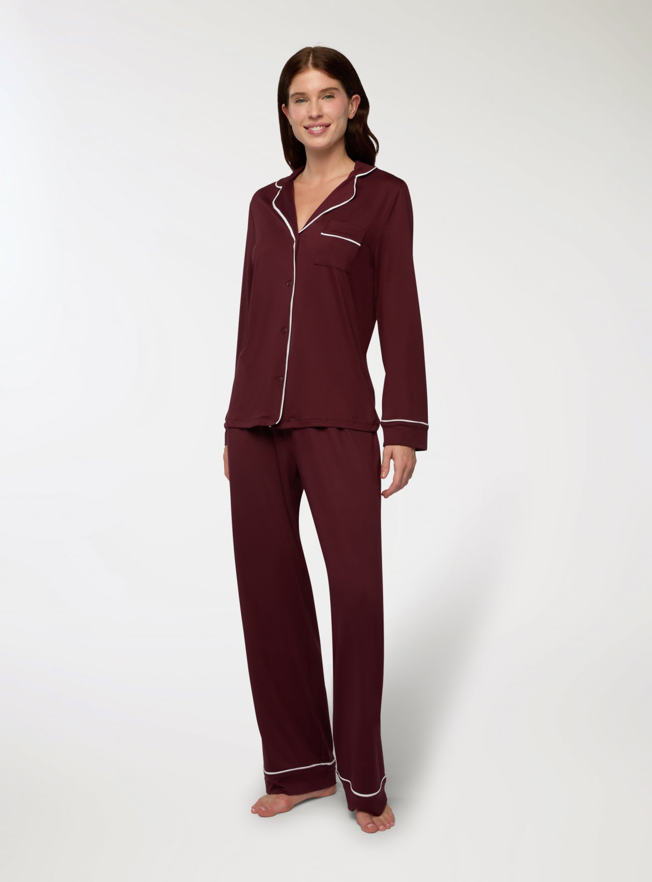 Set pigiama con camicia e pantaloni