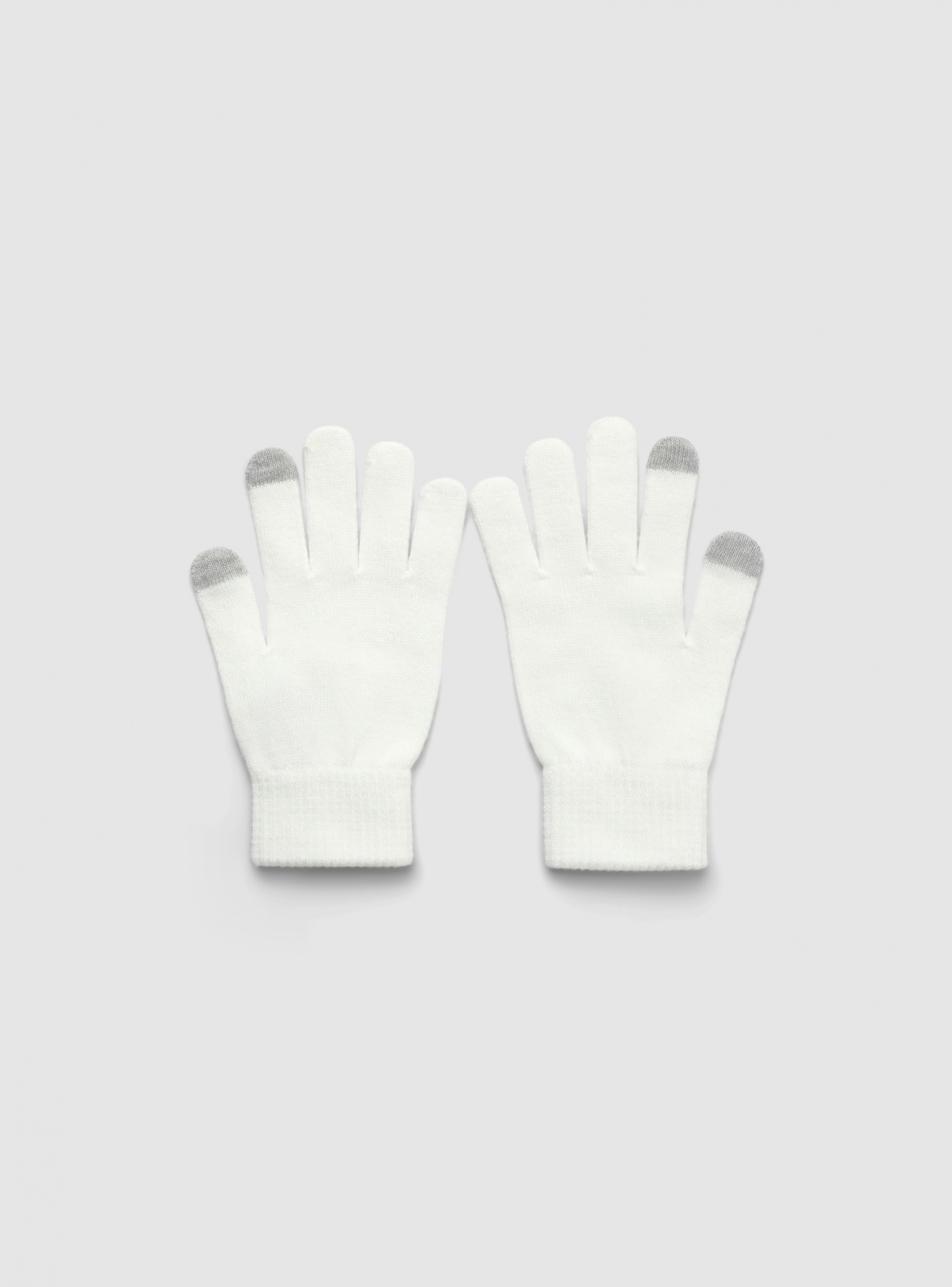 Guanti touch screen tinta unita