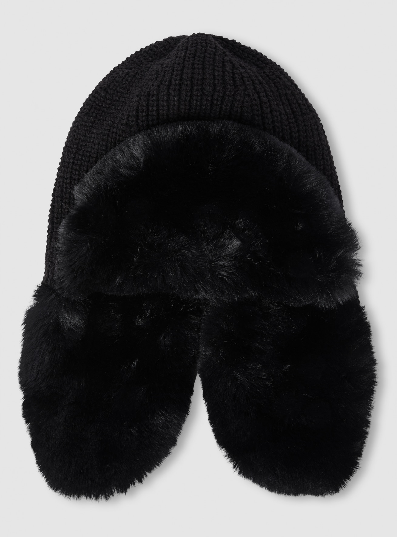 Berretto aviatore con similpelliccia