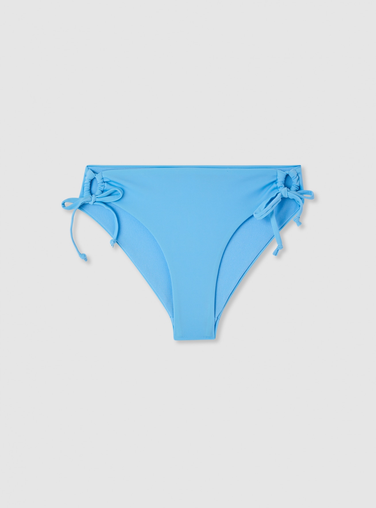 Slip bikini con laccetti ricamo logo TRN