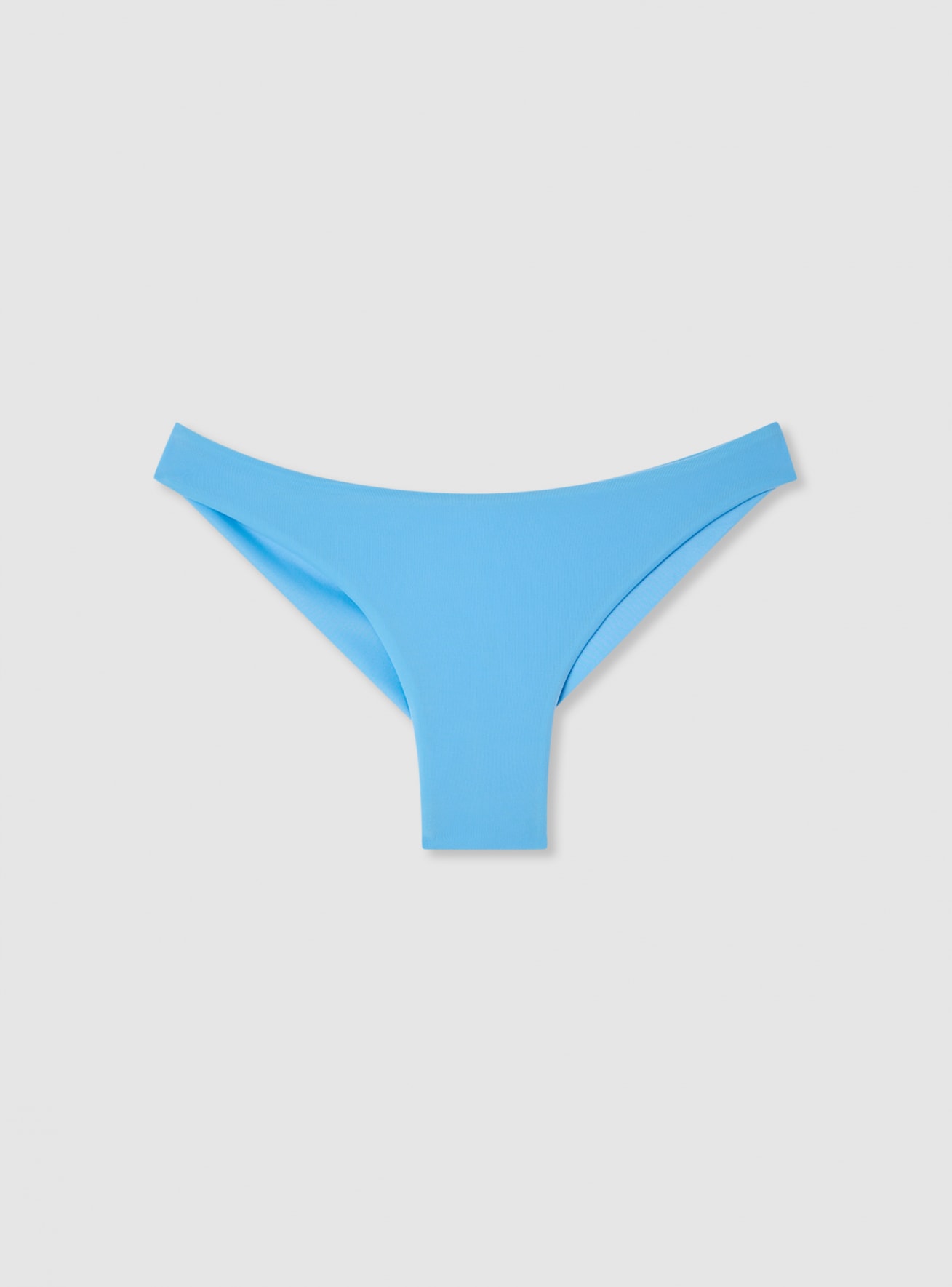 Slip bikini brasiliana tinta unita ricamo logo TRN