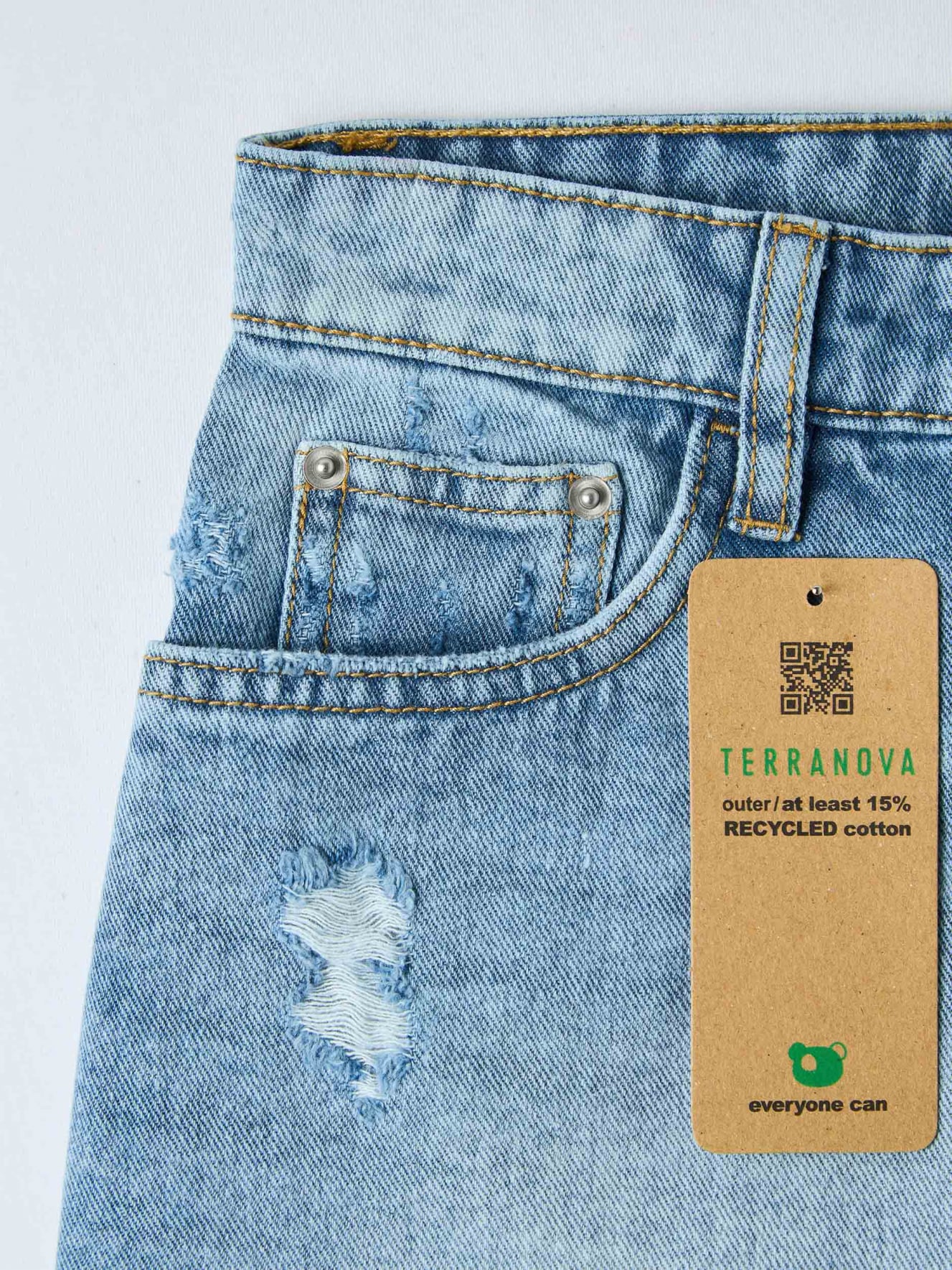 Short en Jeans Femme Terranova