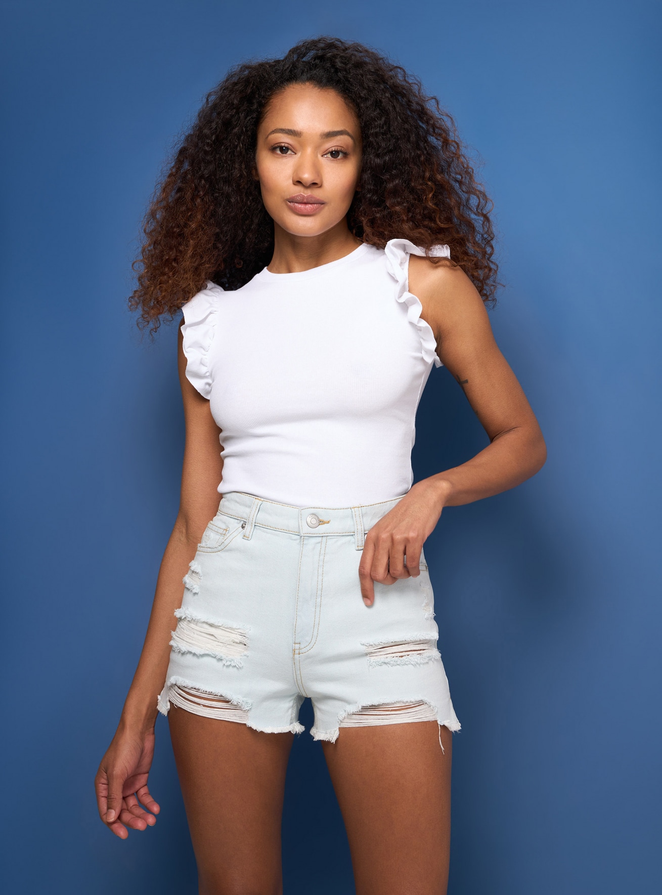 Nora denim shorts ⊶ Online at a great price — Pause Jeans™