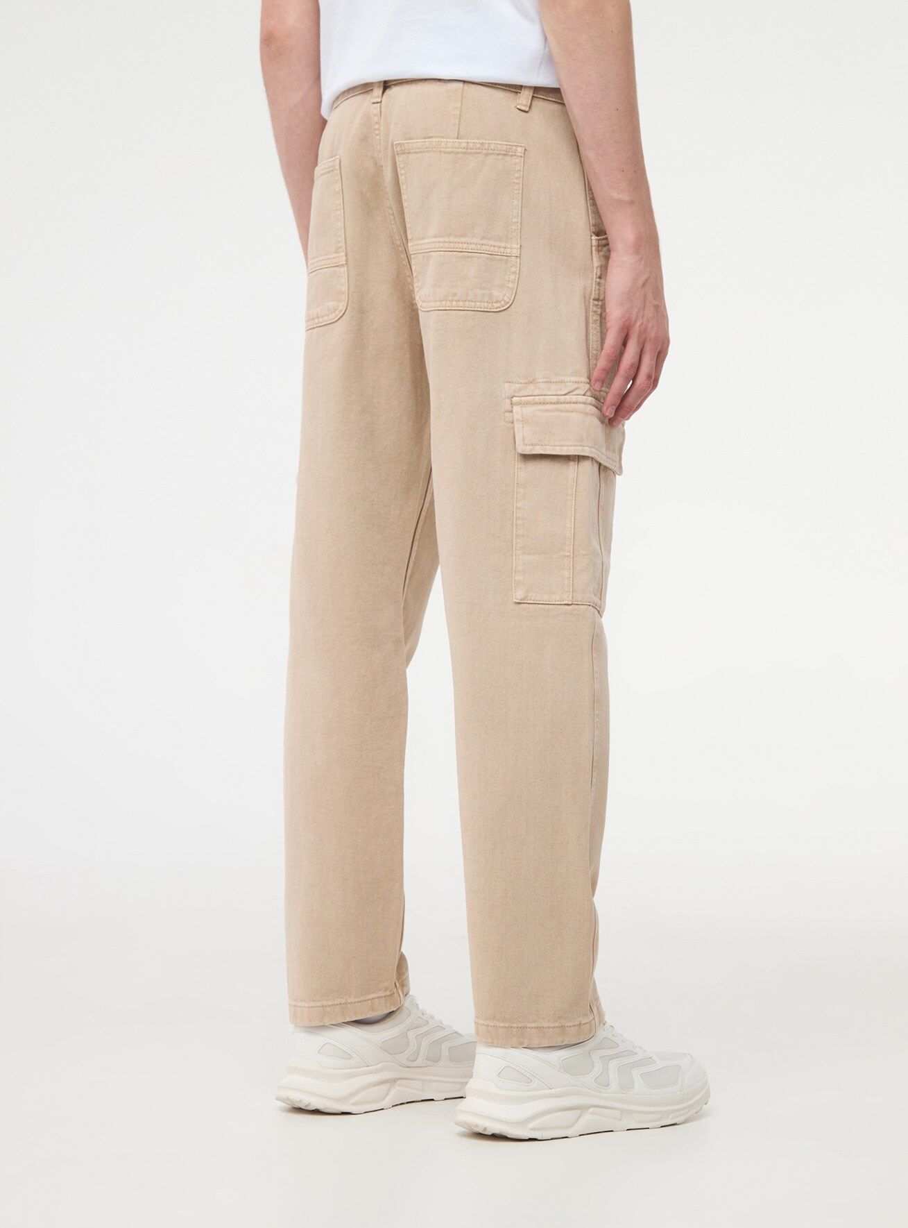 Unbranded Men Cargo Pants Trousers Baggy Loose Pleated Long India | Ubuy