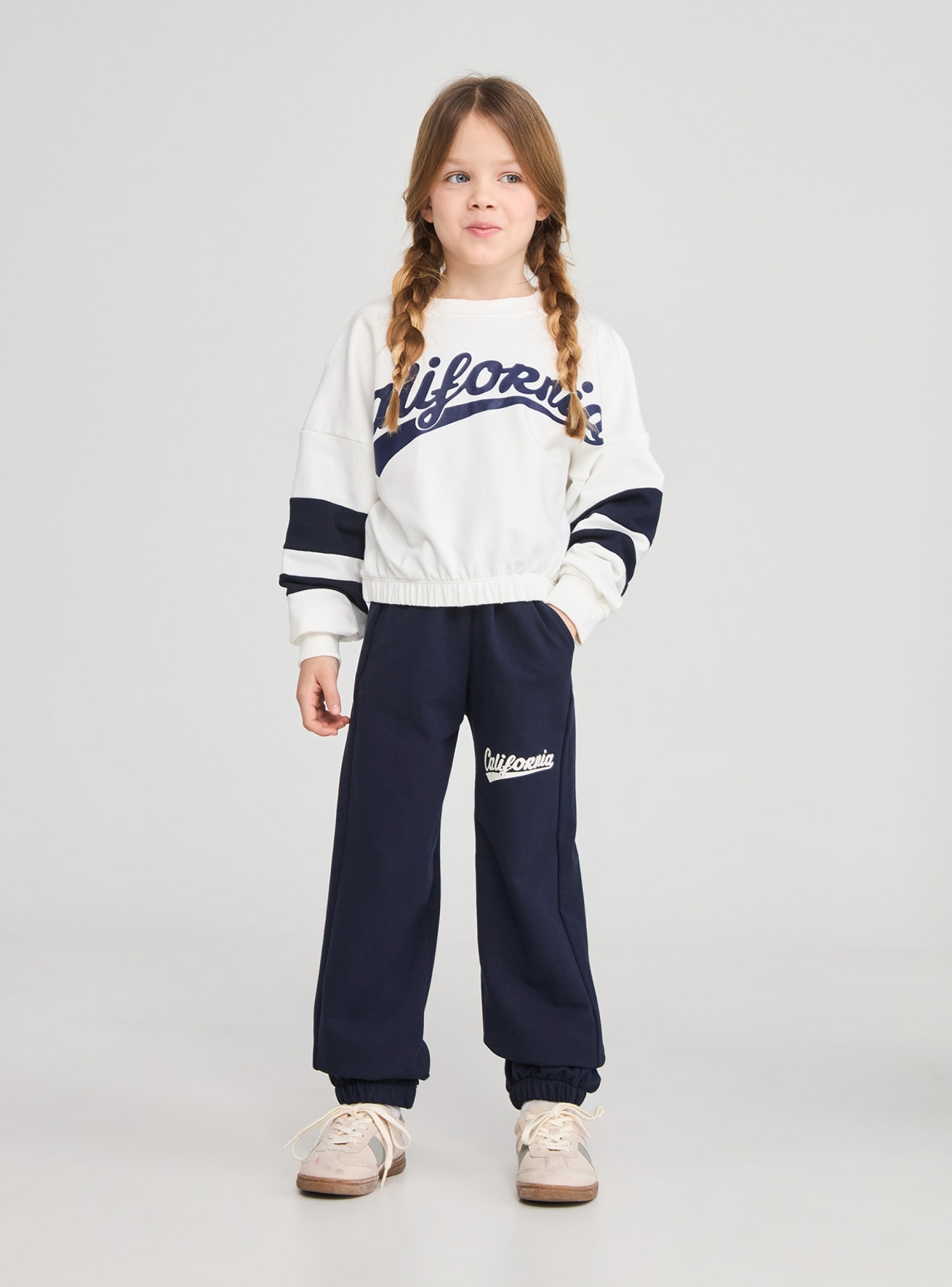 Спортен дълъг панталон Детски дрехи за момичета 010