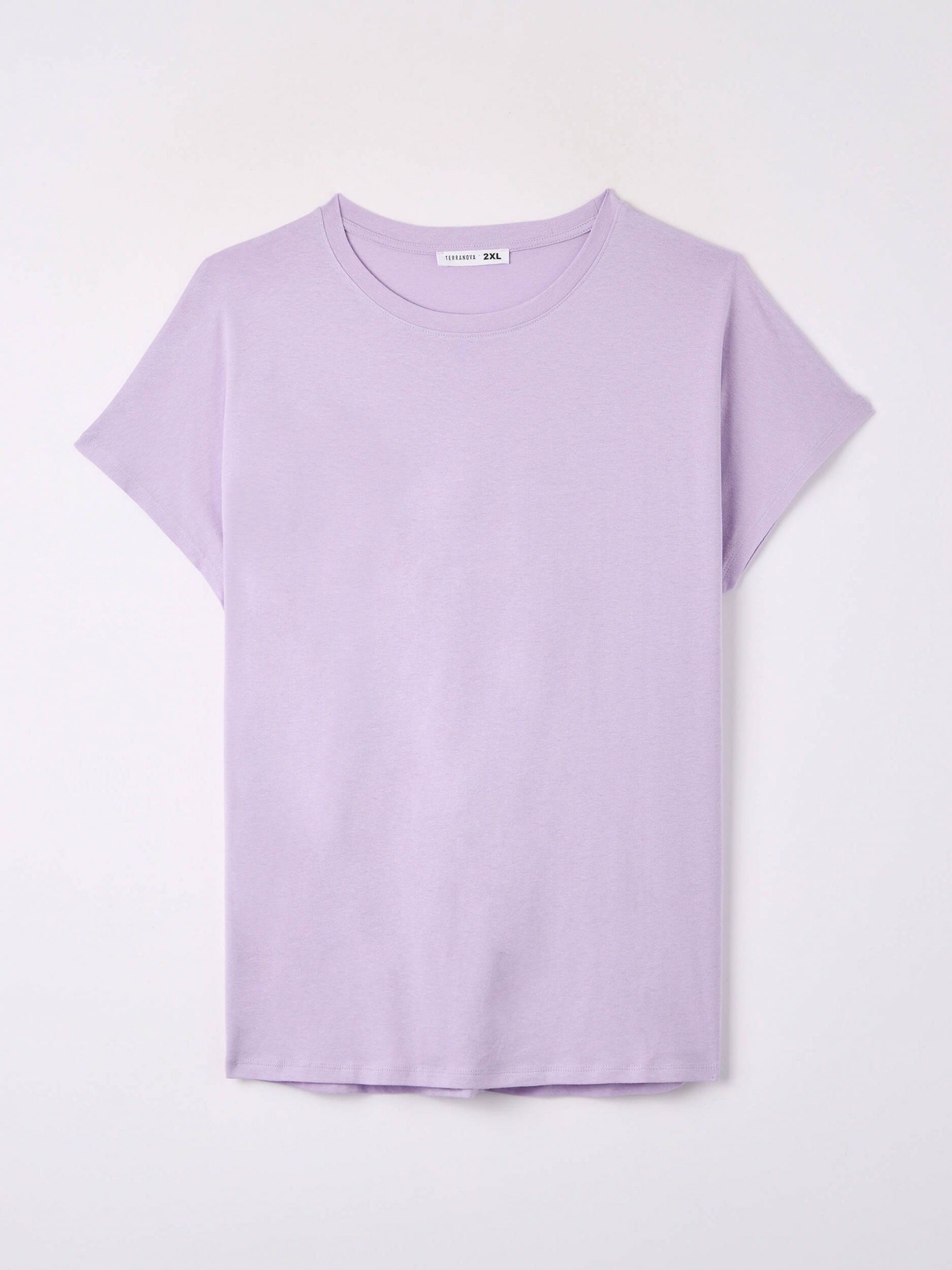 Lilla Single-colour loose T-shirt - Buy Online | Terranova