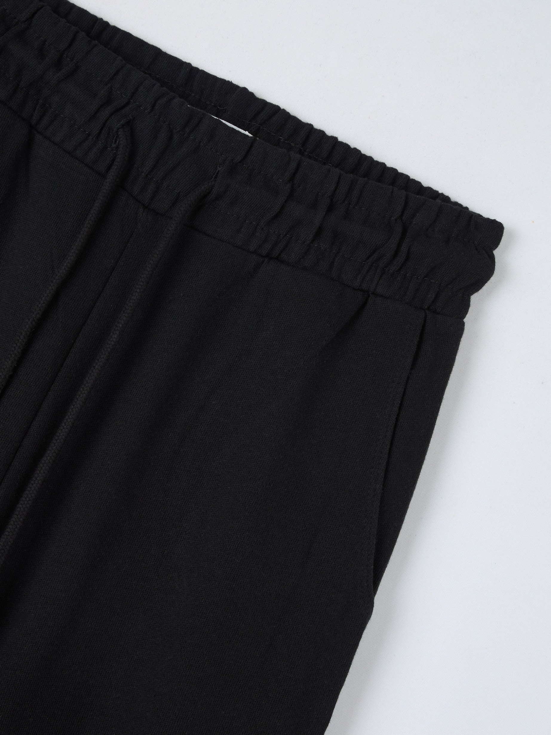 Black Wide-leg tracksuit bottoms - Buy Online | Terranova