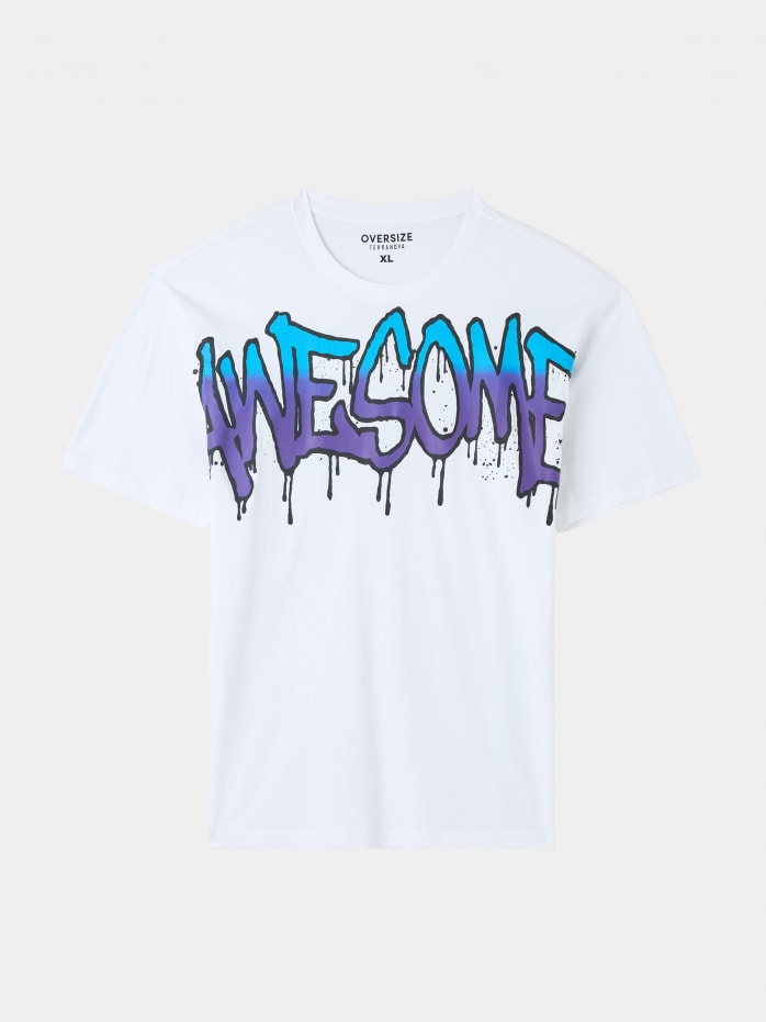 Undercover undercover 21ss blue and white porcelain graffiti
