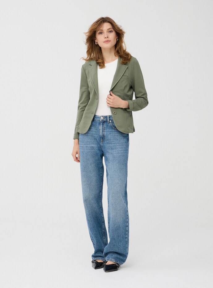 Green military blazer deals