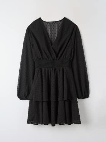 Vestito corto incrociato on sale